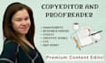 copyedit and proofread your manuscripts