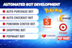 do target bot, pokemon bot, auto checkout bot, auto purchase bot, autobuying bot