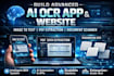 develop ai ocr app, website, image to text, PDF extraction, document scanner