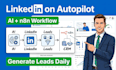 build n8n ai linkedin post automation workflow lead generation agent