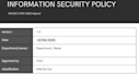 write information security policies for your business