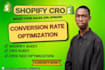do shopify optimization, increase conversion rate with shopify audit, cro expert