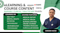 create medical course, training modules, quiz,  online courses, elearning