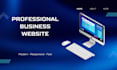 build a professional business website with dashboard and data tracking