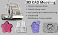 3d cad modeling, plastic injection mold, silicon mold, industrial product design