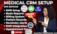 medical CRM zoho medesk flowmatix kliniki easyweek sehatpro medicrm epic emr