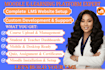 install, customize and design a moodle lms e learning website and online course