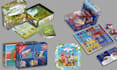 design printable card game box 3d mockup packaging layout board game box design