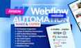 build a custom webflow membership website with memberstack, xano and zapier