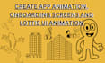 create app animation, onboarding screens and lottie UI animation