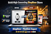 build shopbase or plusbase dropshipping store for winning products