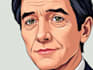 draw a headcut wsj portrait style from photo