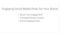 engaging social media content and captions