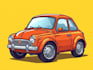 make your car into a funny car illustration cartoon