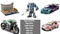 model lego moc car, house, toy or robot with XML parts list and buildable files