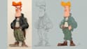 design 2d cartoon character