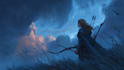 make illustration in fantasy and medieval style