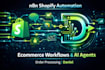 create n8n shopify automation ecommerce workflows ai agents and order process