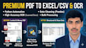 extract data from PDF to excel or csv using python and ocr