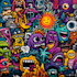design modern doodle illustrations