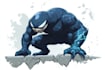 create shadow superhero character illustration