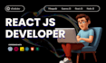 create a responsive portfolio website with react js
