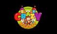 design cartoon crazy monkey child play logo