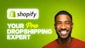 setup profitable dropshipping store or shopify store