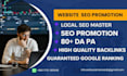 do website promotion to boost google ranking and traffic