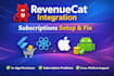 set up ios android inapp purchase subscriptions with revenuecat