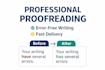 professionally proofread and edit your blogposts and website content