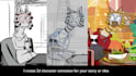 create 2d character animation for your story or idea