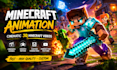 create minecraft animation, animated video, cinematic 3d minecraft video youtube