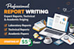 write professional technical reports documentation
