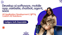 develop ai software, mobile app, website, chatbot, agent, saas