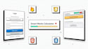 build a modern responsive web app UI with firebase login