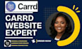 design carrd website redesign, carrd landing page design, carrd co website