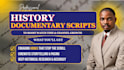 write engaging youtube history scripts and documentary screenplays