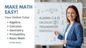 be your expert math tutor for algebra and calculus