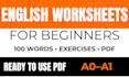 create beginner english vocabulary worksheets and exercises