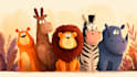 custom animal cartoon illustration
