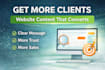 write website content that converts visitors into customers