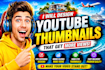 attractive and amazing youtube thumbnail
