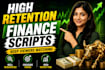 write high retention finance youtube scripts
