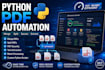 automate PDF processing using python, merge split secure pdf