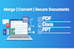automate PDF merge split and security
