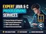 do c and java programming tasks and bug fixes