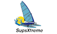 design intriguing catamaran sail boat logo