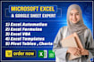 do excel automation, vba macros, dashboards and google sheets