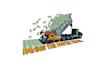 design monopoly cartoon paving company logo